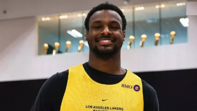 bronny james lakers troca