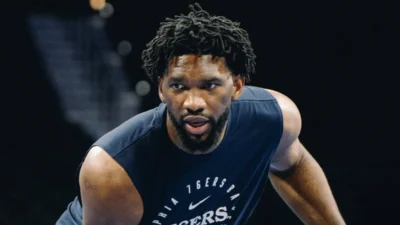 NBA 76ers Joel Embiid