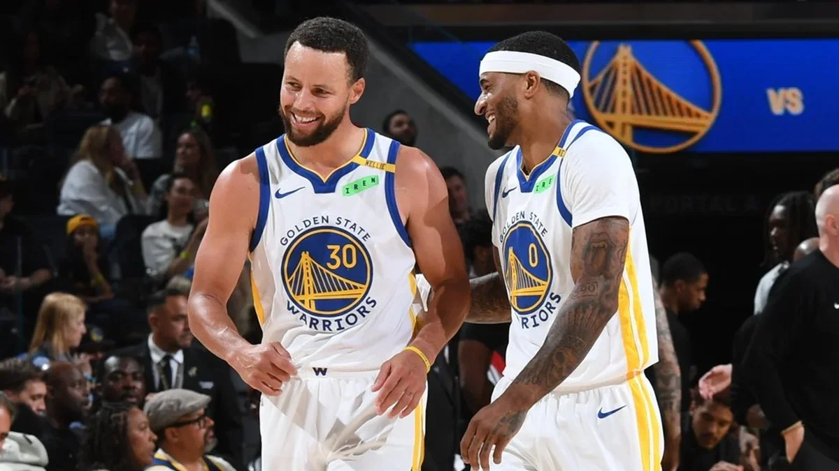 Stephen Curry Warriors Blazers