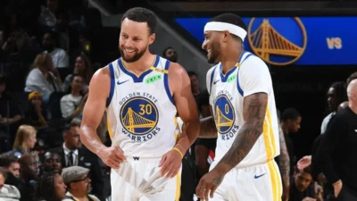 Stephen Curry Warriors Blazers