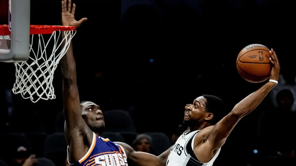 Spurs Suns jogo armadores
